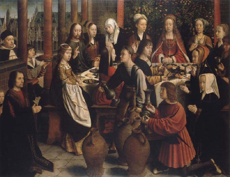 Gerard David The wedding to canons oil painting image